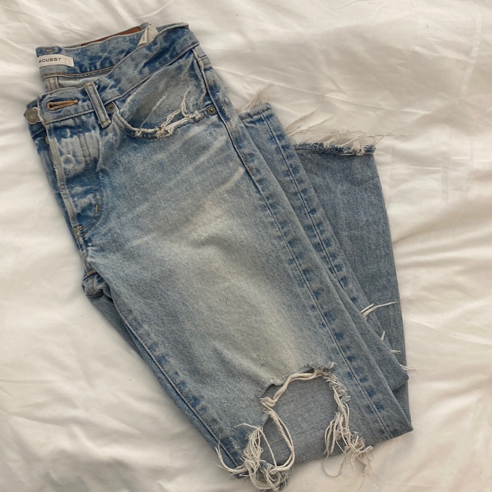 MOUSSY Denim mid rise skinny jeans